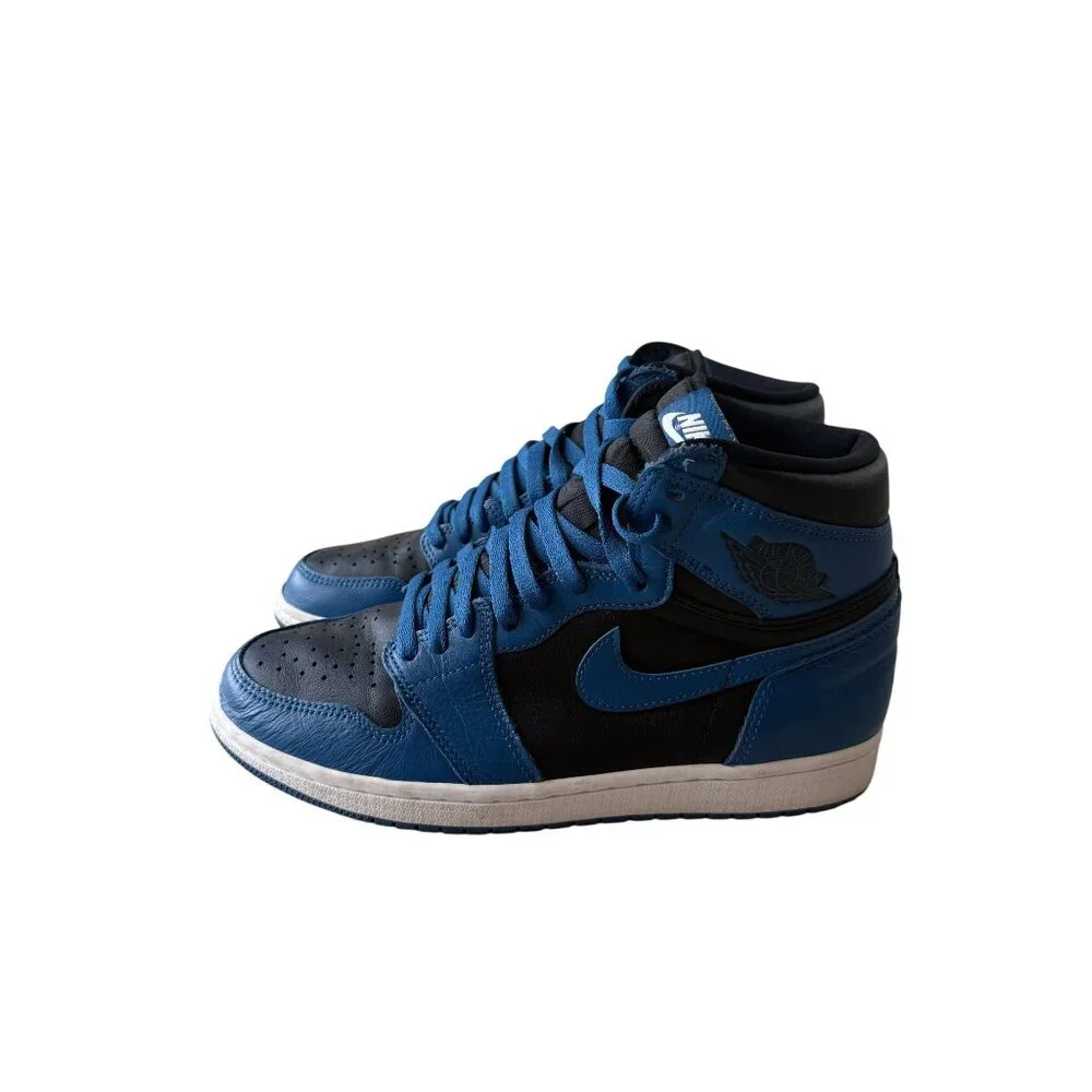 Nike Jordan 1 Retro High OG Dark Marina Blue 555088-404 Men Size 9